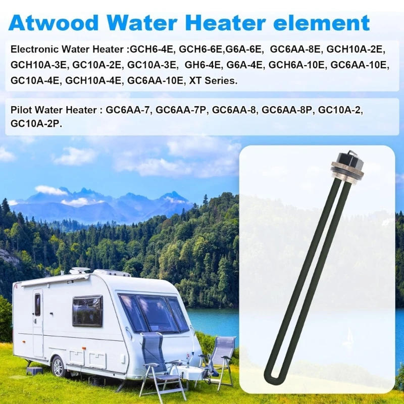 Description Picture 3 of itemEfficient Electric Heating Tube for Solar Water Heater, 110V/120V, 1400W