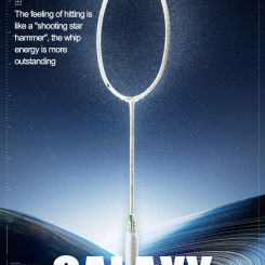 Kawasaki Honor Galaxy All-around 4U Badminton Rackets for Mid Senior Players Professional Badminton Racket 2024