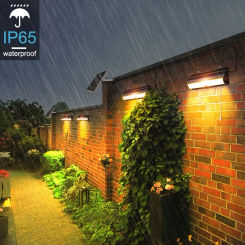 New Solar Lamp Pull-wire Induction Courtyard Garden Aisle Rural Street Lamp Indoor and Outdoor Remote Control Wall Lamp