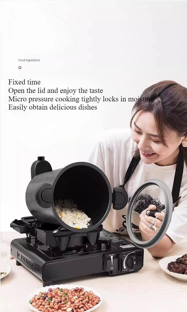 Description Picture 2 of item360Â° Intelligent Rotating Outdoor And Home Cooking Machine  Cooking Machine Fried Rice  Fried Noodle Machine