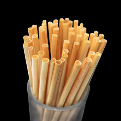100 Fashionable Disposable Straw Eco-friendly Natural Wheat Straws, Portable Eco-friendly Straws, Party And Bar Accessories