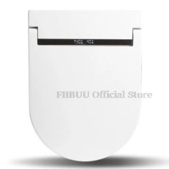 Intelligent toilet seat cover Smart toilet lid electronic heating clean drying night light digital display remote control for WC