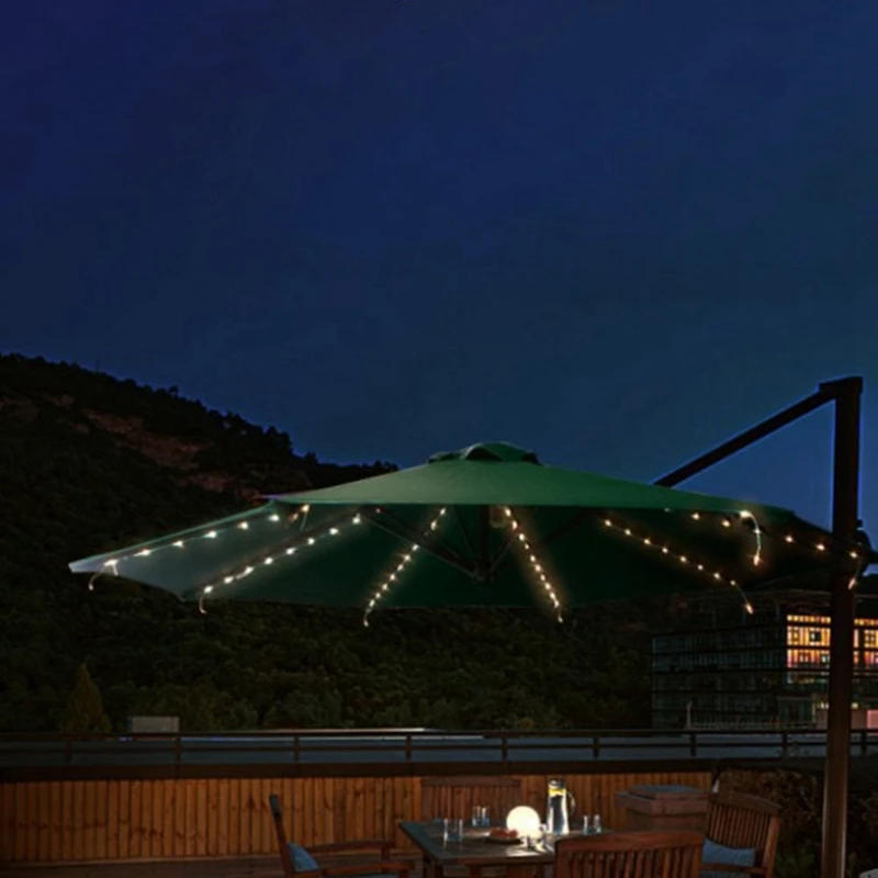 Description Picture 5 of itemPatio Umbrella Lights Solar Powered Waterproof Umbrella Lights Outdoor Patio With Remote Control 8 Modes Warm