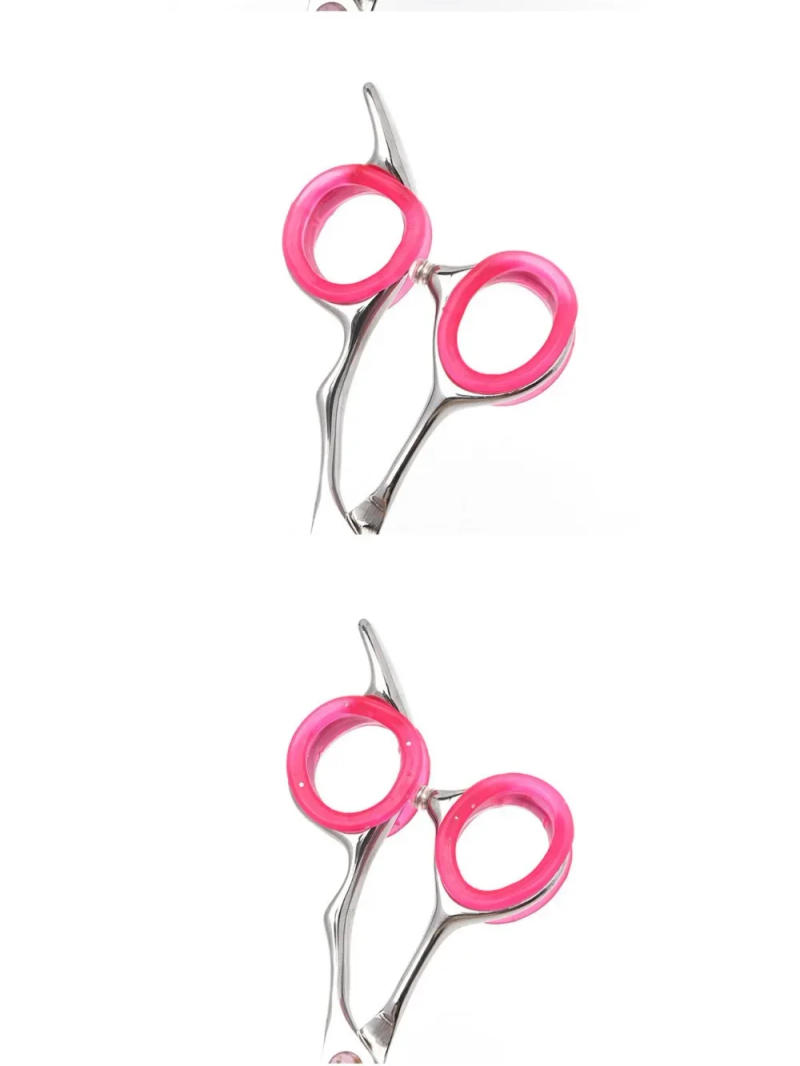 Description Picture 6 of item8Pair Finger Ring Scissors Hairdressing Pet Scissors Multi-color Silicone Ring Various Models Scissors Accessories