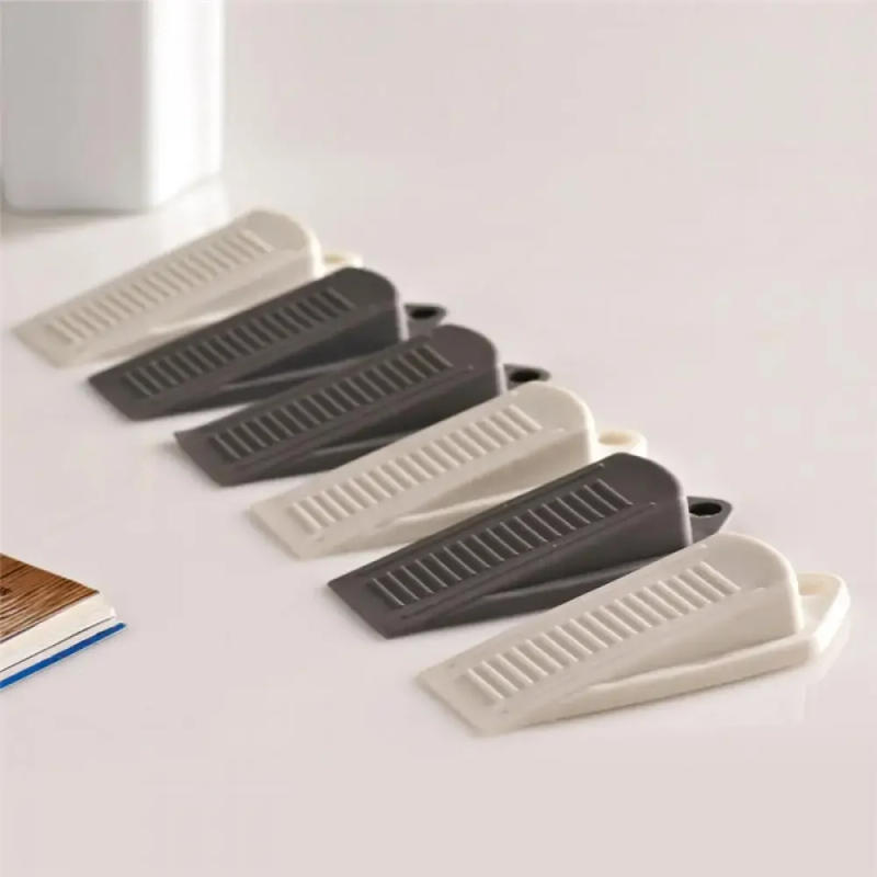 Description Picture 3 of item2pcs Rubber Wedge Door Stop Convenient Mouse Design Door Stop Stopper Holder Guard Baby Safety Protector Home Office Door Stops