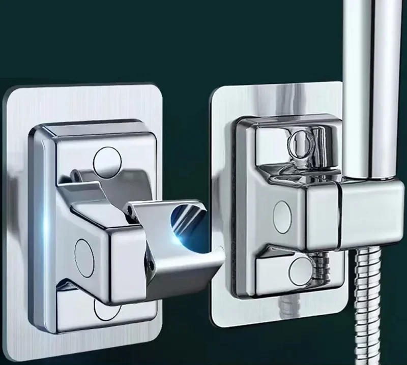 Description Picture 4 of itemShower Head Holder Adjustable Wall Mounted Shower Holder Self-Adhesive Showerhead Handheld Bracket Bathroom Accessories