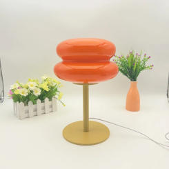 Ltalian Designer Bedroom Decoration Glass Egg Night Light Bedside Table Lamp Lights for Room Home Interior Decoration Led Desk