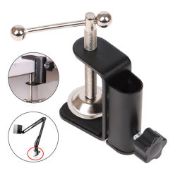 1Pcs Good Quality Practical Cantilever Bracket Clamp Desk Lamp Clip Fittings Base Hose For Mic Stand Hardware Accessories New