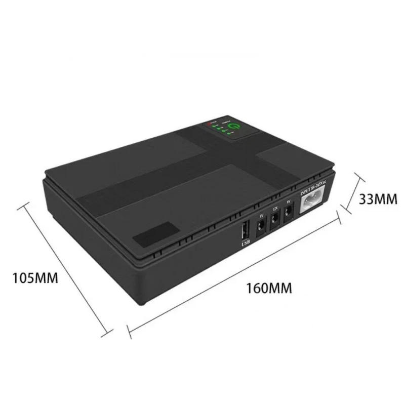 Description Picture 5 of itemDC UPS Battery Backup 10400mAh 5V 9V 12V 2A 15V 24V 1A Output Uninterruptible Power Supply 85‑265V UPS Battery Backup EU Plug