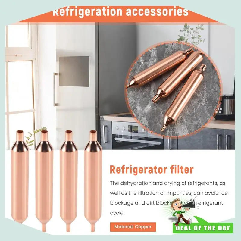 Description Picture 6 of item24-Hour Delivery 20X Refrigeration Filters 115 X18mm Refrigerator Filter Dryer Accessories Refrigeration