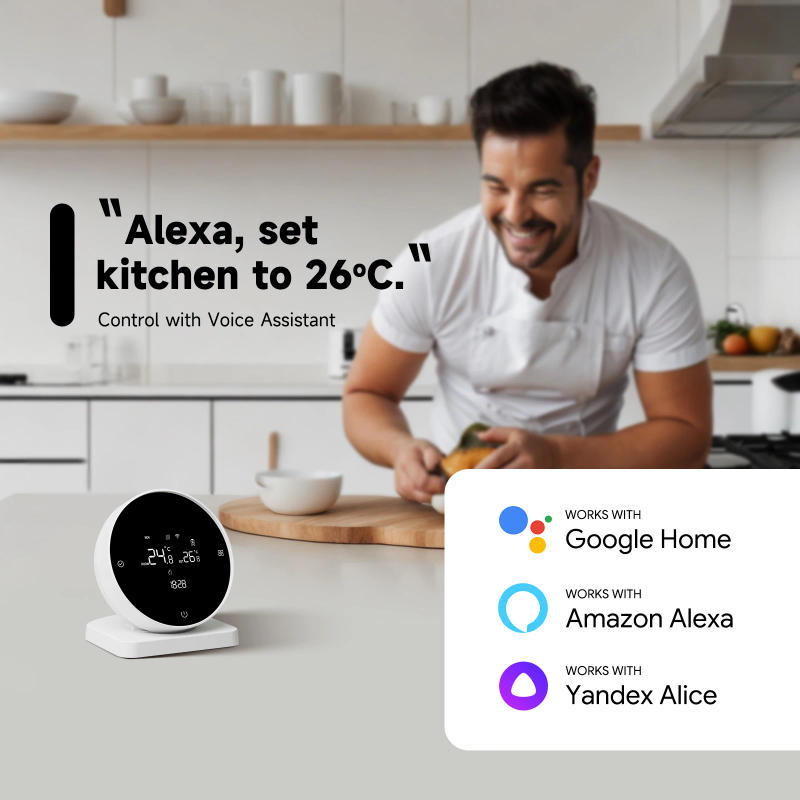 Description Picture 4 of itemBeok Tuya RF Smart Wireless Thermostat for Gas Boiler Heating Wifi Programmable Temperature Controller Alexa Google Home