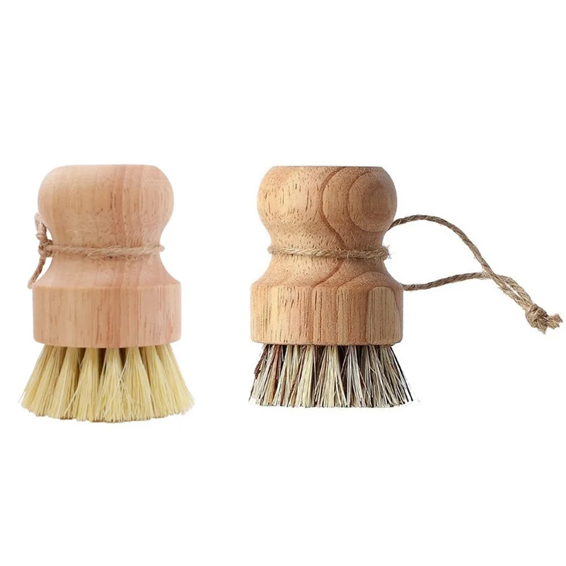 Description Picture 4 of itemHot Selling Wooden Pot Scrubber Multi-Purpose Kitchen Wood Wool Cleaning Brush Oil Pan Brush Stove Brush Dish Brush Kitchen