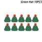 Green Hat 10 Pcs