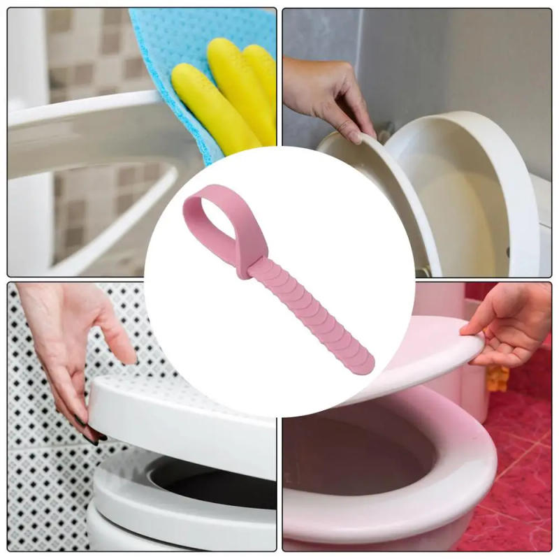 Description Picture 6 of itemSilicone Toilet Lid Lifter Anti-dirty Hand Lid Lifter Toilet Lid Accessories Sanitary Handle Flipp Handle Toilet Seat Ring