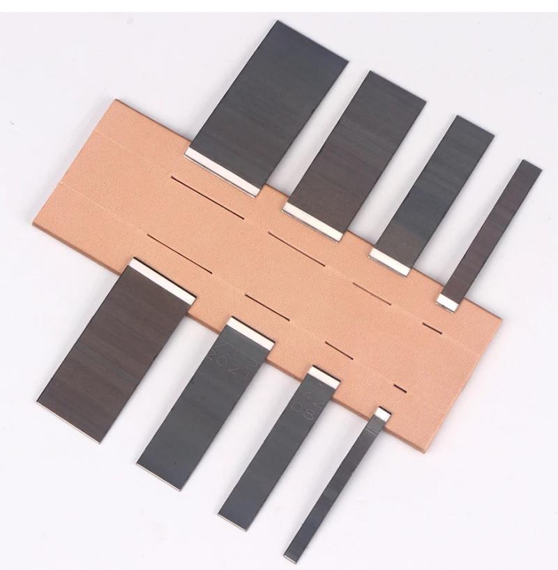 Description Picture 4 of item8 Sizes Leather Craft Slot Flat Punching Cutter High Carbon Steel Leathercraft DIY Flat Cutting Tool Kit 3/5/8/10/18/15/18/20mm