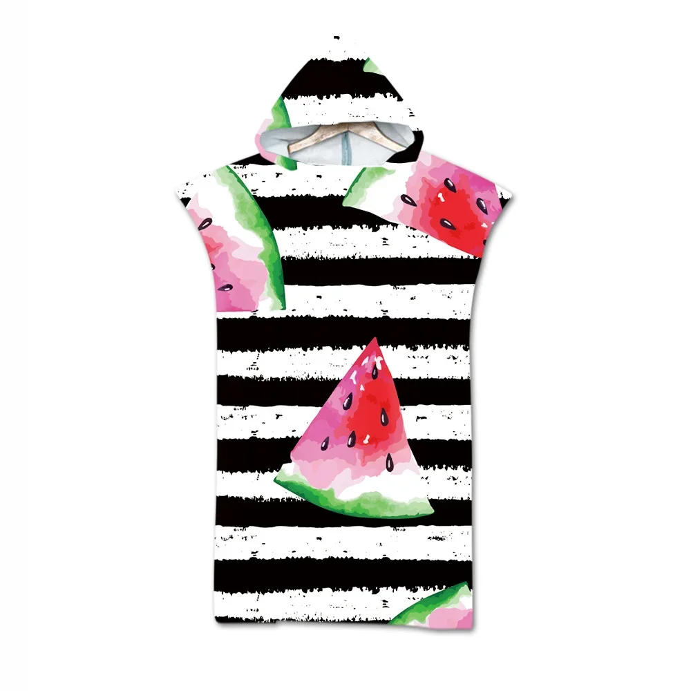 Description Picture 6 of itemSummer Fashion Beach Towel Microfiber Quick Dry Large Hooded Cloak Adult Cartoon Animal Poncho Bathrobe for Swim Surf Bath Towel