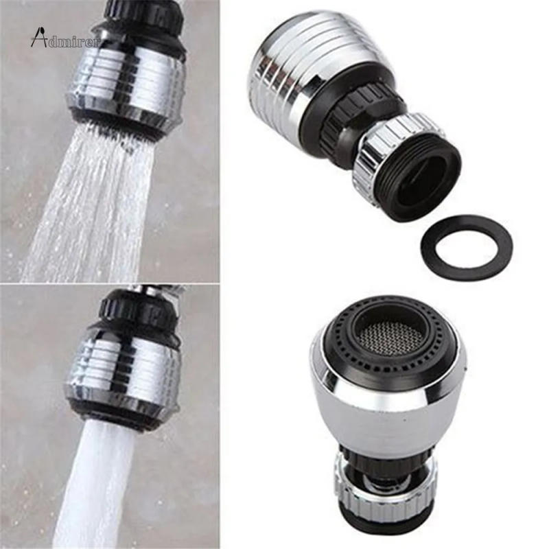 Description Picture 6 of item360 Degree Rotary Swivel Faucet Nozzle Anti-splash Water Filter Adapter Shower Head Bubbler Saver Tap for Bathroom Kitchen Tools