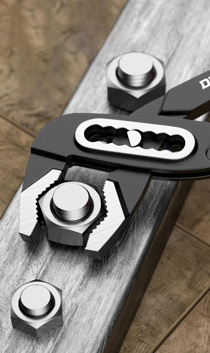 Description Picture 6 of itemDELIXI ELECTRIC Water Pump Pliers , Pipe Wrench Large Opening 7-Speed Adjustable,for Indoor Pipelines Agriculture Machinery