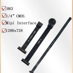 1Pcs 1MP 1280*720 H63 Camera Module 70 Degrees MIPI SPI DVP 24/28 Pin Interface 1/4 Lens 52/70/200MM Length