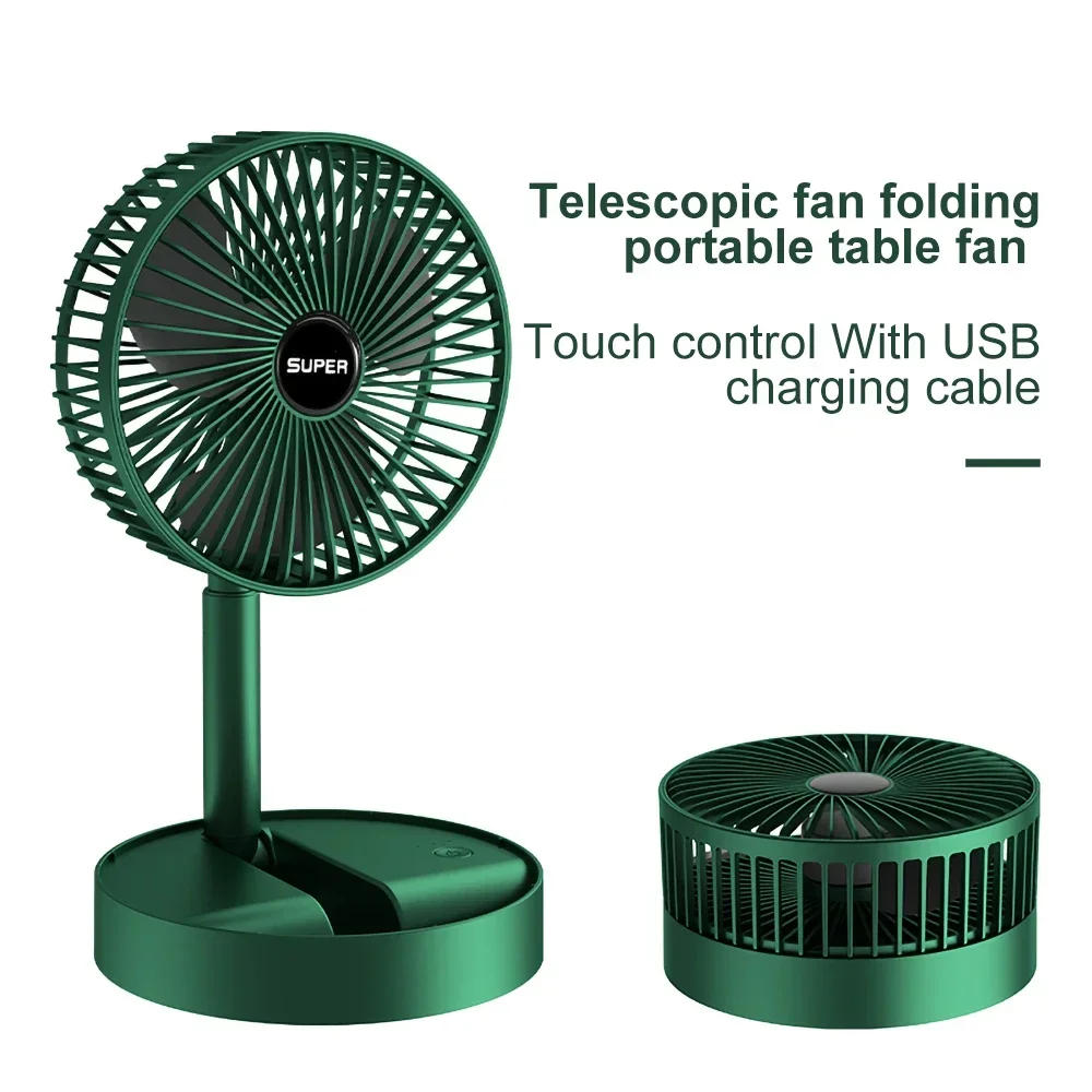 Description Picture 4 of itemDesktop USB Fan Folding Retractable USB Charging Fan Portable Mute Fan For Office Desktop Dormitory Home Mini Electric Fans