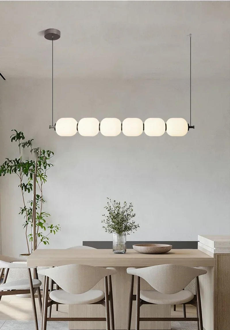 Description Picture 3 of itemNordic Simplicity LED Pendant Lights for Living and Dining Room Food Tables Kitchen Chandelier Home Decor Hanging Light