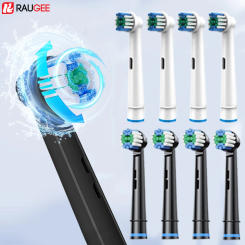 Replacement Toothbrush Heads Compatible Professional Electric Toothbrush Heads 4/8/16 Pcs Dupont Bristle Rotaty Brush Heads