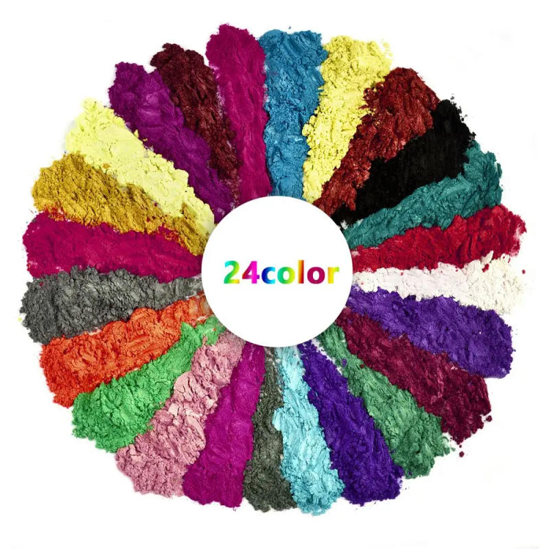 Description Picture 4 of itemPearlescent Powder Kit Colorant Pigment Sets Epoxy Resin Candle Soap Dyes Pearl Powder DIY Jewelry Crafts Making Pigment Dyes