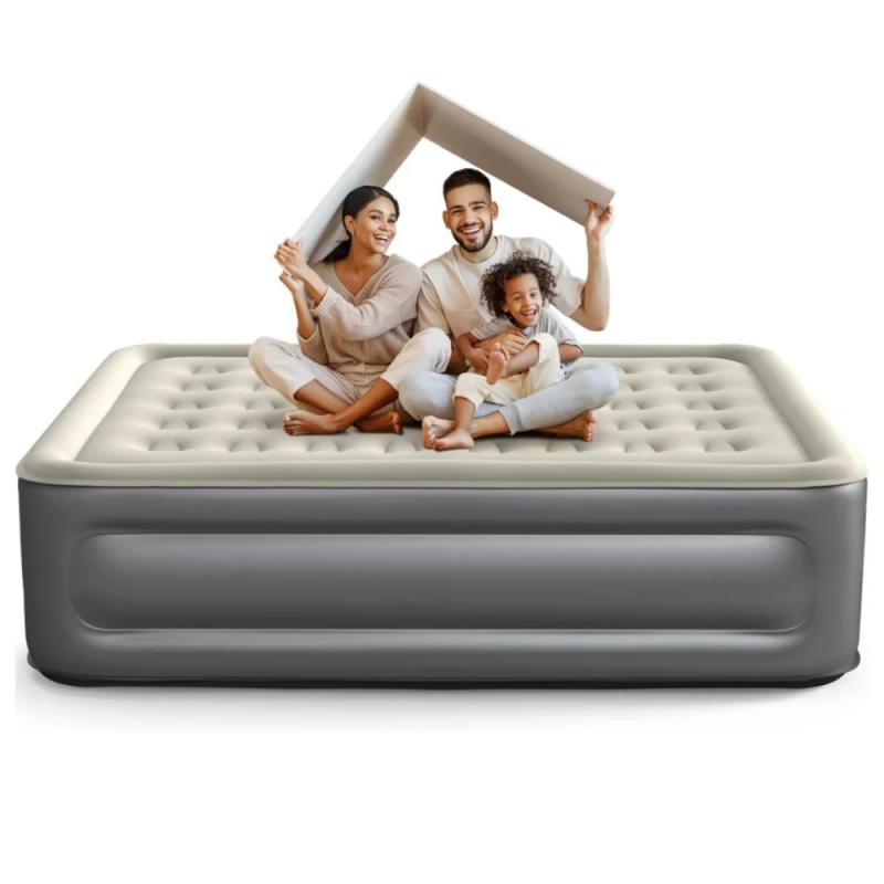 Description Picture 2 of itemCamping Inflatable Mattress Built-in Pump Thicken Mat For Tent Bed Sleeping Pad Picnic Blanket Travel Air Mat Camping Equipment