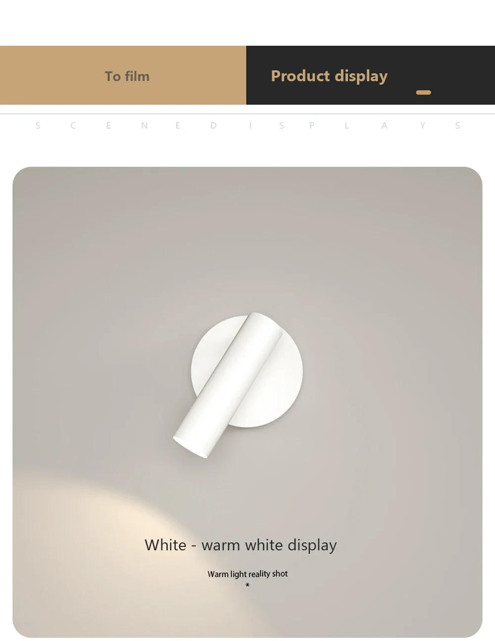 Description Picture 6 of itemModern LED Wall Lamp Bedside Light For Corridor Bedroom Hotel Night Book Lamp Adjustable Rotaion Wall Light 5W Led Back Lamps