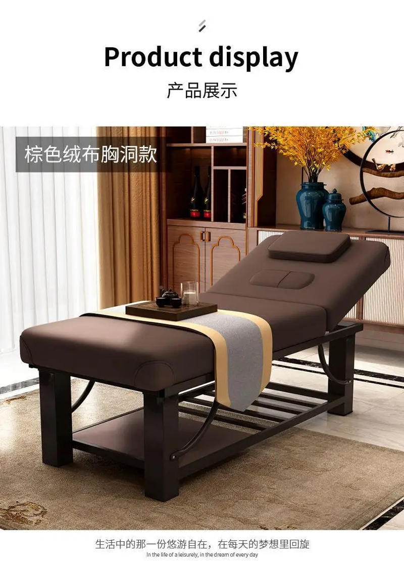 Description Picture 6 of itemSpa Beauty Tattoo Massage Bed Lash Bathroom Speciality Knead Massage Table Adjust Comfort Camilla Masaje Salon Furniture WKMTB