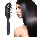 Wet/ use Anti-Static Hair Brush Hair Comb Small curved comb With matte texture handle Massage Comb Styling Tools