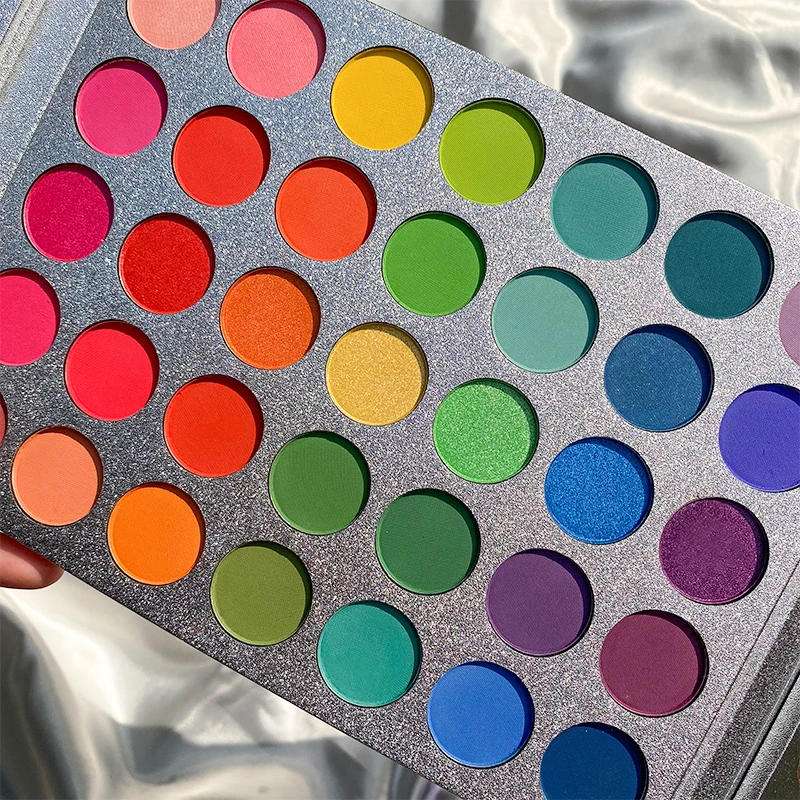 Description Picture 5 of item65-Color Eyeshadow Palette Makeup-High Pigmented Eye make up Tool Matte Glitter Finishes for Festival Christmas Cosmetics makeup