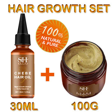 Hair Growth Oil African Crazy Traction Alopecia Chebe Hair Mask Anti Hair Break Hair Strengthener Hair Loss Treatment Spray