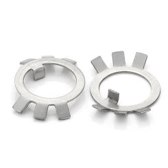 Gb858 Special Stop Washer, 304 SS Six-Jaw Locking Flat Washer/Return Washer