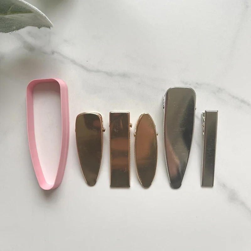 Description Picture 4 of itemSoft Pottery INS Hair Clip Polymer Clay Molds Handmade Soft Pottery Polymer Clay Cutters DIY Earring Jewelry Pendant Clay Tools