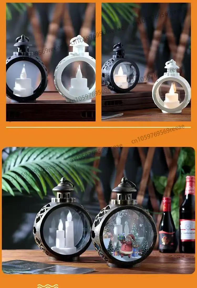 Description Picture 6 of itemChristmas decorations, vintage night lights, glowing gifts, window displays, desktop decorations, props, atmosphere ornaments