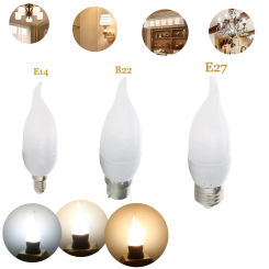 LED Candle Bulb 15X 3W 220V Energy Saving B15 LED Plastic Flame Chandelier Bulbs Home Light Wide pressure Replace 30W Halogen