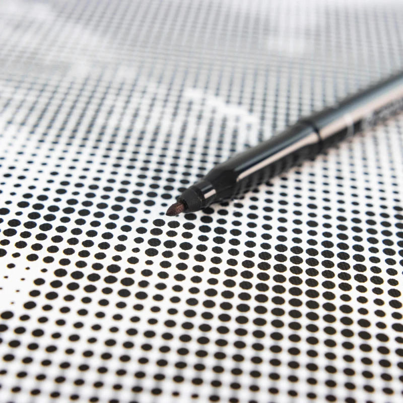 Description Picture 4 of item40x40cm abstract art WD-a0046~a0051 one color dot painting punktmalerei stippelen een kleur stippen stippelkunst