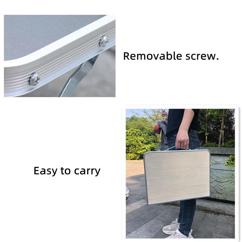 Description Picture 5 of itemFoldable laptop table, portable laptop table, picnic bed tray table, snack reading bed sofa work table