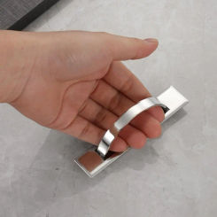 Door Handle Cabinet Drawer Handle Corrosion Resistant Hidden Cupboard Handles for Furniture 2pcs Door Pull Finger for Cabinets