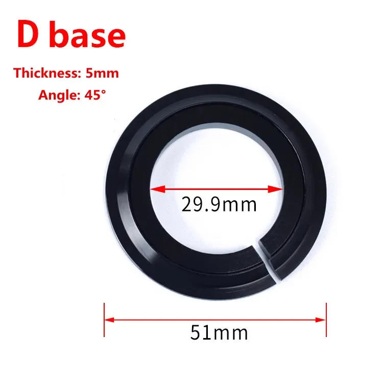 Description Picture 4 of itemBicycle Crown Race D/C For 28.6mm Straight /1.5Taped Front Fork Tube MTB Road Bike 41.8-52mm Headset Base Bike Bering Part