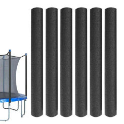 Trampoline Poles Cover Padding Foam Tubing Foamed Pipe Sponge Casing Protective Trampoline Pole Foam Sleeves Tube 6pcs 40cm