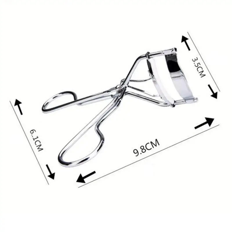 Description Picture 4 of item1pc Black/Silver Curling Eyelash Curler Stainless Steel Eyes Makeup Eyelash Curler Clips Curling Eyelashes Cosmetic Beauty Tools