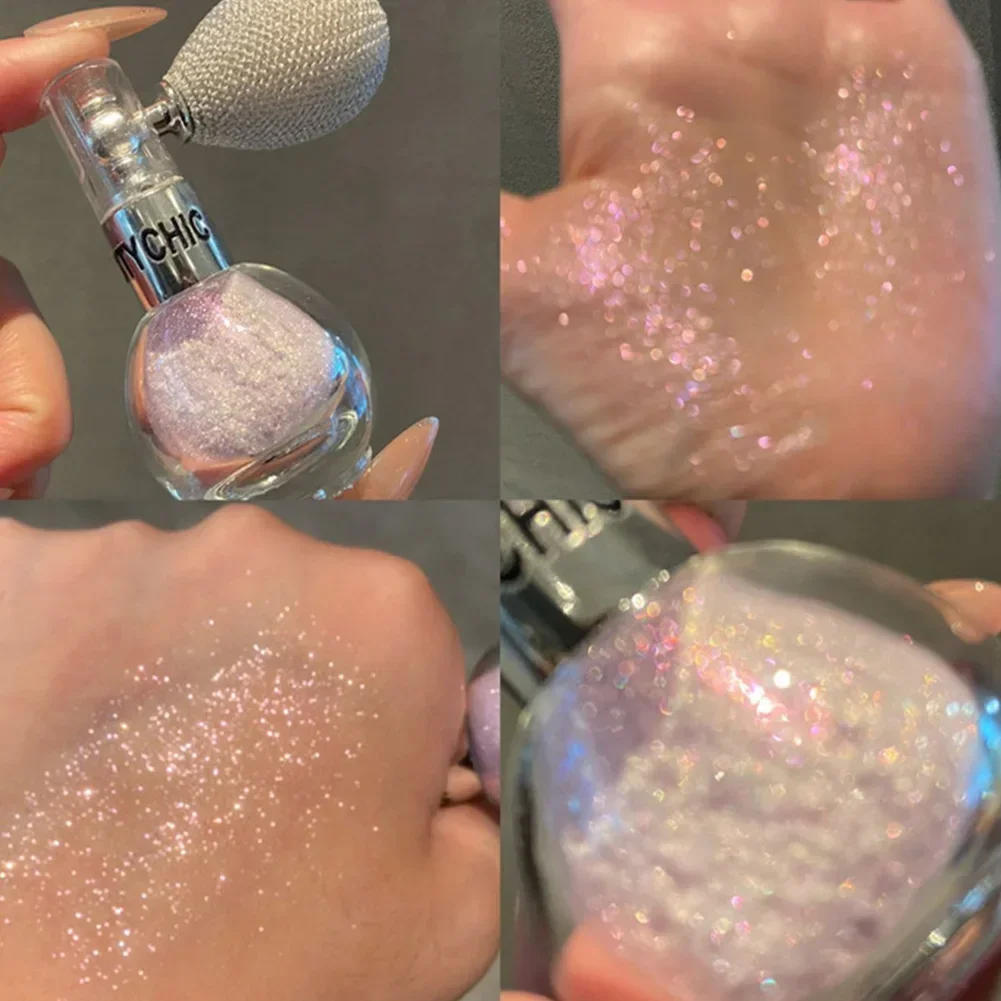Description Picture 2 of itemHigh Gloss Body Diamond Shimmering Spray Powder Highlight Powder Makeup Suitable for Facial and Body Skin Hair Clothes Cosmetics