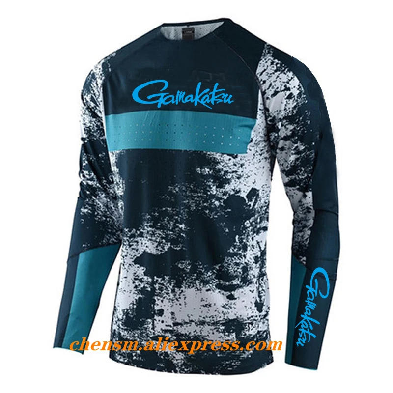 Description Picture 4 of itemNew  2024  Fishing Clothing Long Sleeve Camping Hiking Cycling T Shirt Anti UV Fishing Clothes Quick Drying Jerseys