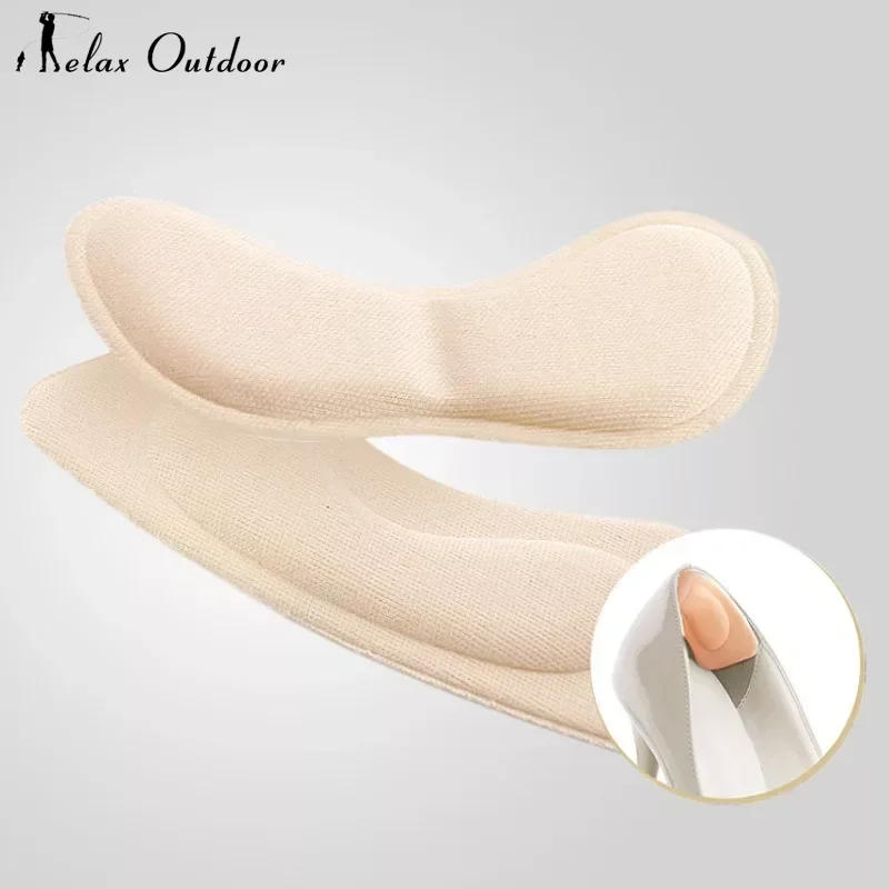 Description Picture 5 of item2 Pc Insoles Patch Heel Pads for Sport Shoes Adjustable Size Antiwear Feet Pad Cushion Insert Insole Heel Protector Back Sticker