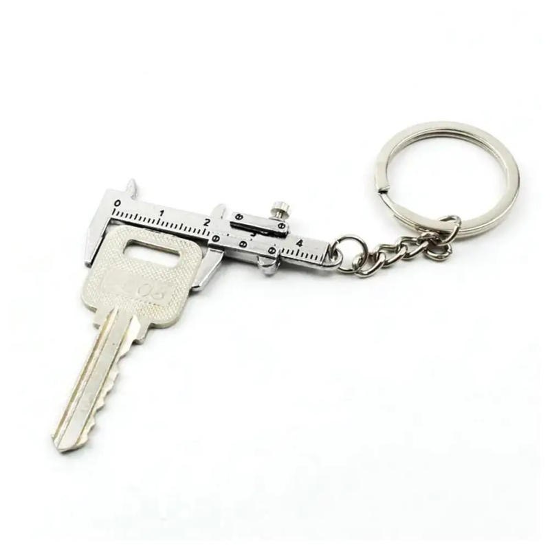 Description Picture 3 of itemMini Vernier Caliper Jewelry Small Pendant Measuring Tool Home Portable Small Calipers Keychain Creative Gift