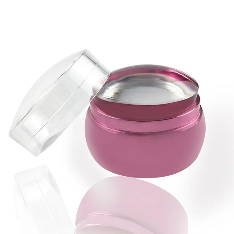 Description Picture 5 of itemJelly Silicone Nail Stamper Scraper With Cap Set Nail Templates Stamp For Stamping Polish Printing Manicure Nail Art Stamp Tool