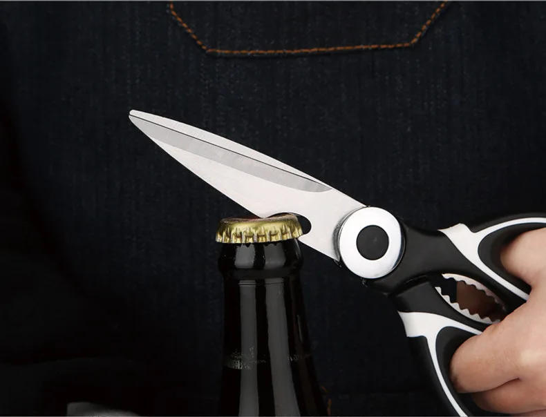 Description Picture 5 of itemThickened Kitchen Scissors Strong Chicken Bone Scissors Household Multi-Functional Food Scissors Sharp and Durable