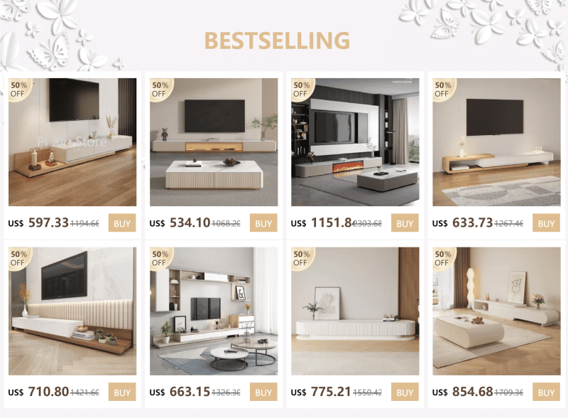 Description Picture 2 of itemConsoles White Tv Cabinet Coffee tv stand floor Mobile Center Modern Tv Stands Living Room Mobili Per La Casa Home Furniture